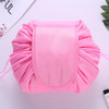 Travel Large Volume Drawstring Bag Cosmetic Sundries Storage Bag(Pink)