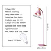 YWXLight Macaron floor lamp vertical table lamp (Pink)