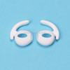 Wireless Bluetooth Earphone Silicone Ear Caps Earpads for Apple AirPods 1 / 2 (White)