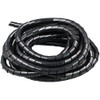 10m PE Spiral Pipes Wire Winding Organizer Tidy Tube, Nominal Diameter: 16mm(Black)