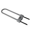 Glass Door Double open U-lock Anti Hydraulic Shear Lengthened Mechanical Code Lock(Grey)