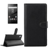 For Sony Xperia Z5 Litchi Texture Horizontal Flip Leather Case with Holder & Card Slots & Wallet(Black)