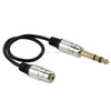 6.35mm Male to 3.5mm Female Audio Adapter Cable, Length: 30cm