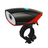 USB Charging Bike LED Riding Light, Charging 6 Hours with Horn (Red)