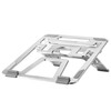 COOLCOLD U2S Portable Foldable Hollow Double Triangle Height Adjustable Aluminum Alloy Bracket for Laptop