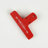 Hand Account Clip Retro Color Plastic Clip Paper Clip Red(Neatly Patency)
