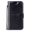For Galaxy A5 (2017) / A520 Crazy Horse Texture Horizontal Flip PU Leather Case with Holder & Card Slots & Wallet & Photo Frame & Lanyard & Magnetic Buckle (Black)