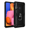 For Galaxy A20s Armor Shockproof TPU + PC Protective Case with 360 Degree Rotation Holder(Black)