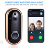 1080P Smart WiFi Doorbell Intercom Video Ring IR Entry Door Alert Wireless Security Chime Door Cam Alarm with Camera