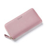 Women Long Clutch Wallet Large Capacity Wallets Female Purse Phone Pocket Card Holder(Pink)
