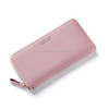 Women Long Clutch Wallet Large Capacity Wallets Female Purse Phone Pocket Card Holder(Pink)