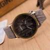 3 Pack Four Digit Wood Imitation Watches For Men And Women