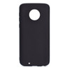 For Motorola Moto G6 Plus Candy Color TPU Case(Black)