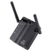 300Mbps Wireless-N Range Extender WiFi Repeater Signal Booster Network Router with 2 External Antenna, EU Plug(Black)