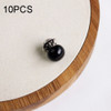 10 PCS Versatile Pearl Stud Buckle Anti-light Collar Buttonigan Shawl Pin Needle Diy Scarf Collar Pin Brooch Pin(Black)