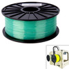 PLA 3.0 mm Transparent 3D Printer Filaments, about 115m(Green)