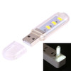 3 LEDs 5730 SMD USB LED Book Light Portable Night Lamp(White Light)