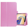 Litchi Texture Horizontal Flip Leather Case for Samsung Galaxy Tab S4 10.5 T830 / T835, with Holder (Pink)