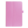 Litchi Texture Horizontal Flip Leather Case for Samsung Galaxy Tab S4 10.5 T830 / T835, with Holder (Pink)