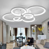 49W Creative Round Modern Art LED Ceiling Lamp, 6 Heads (White Light)