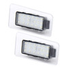 2 PCS LED License Plate Light with 18  SMD-3528 Lamps for Hyundai, 2W 120LM, 6000K, DC12V(White Light)