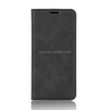 For OPPO A91 Retro-skin Business Magnetic Suction Horizontal Flip PU Leather Case with Holder & Card Slots & Wallet(Black)