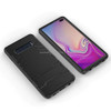 Shockproof PC + TPU Case for Galaxy S10+, with Holder(Black)