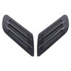 2 PCS Euro Style Plastic Decorative Air Flow Intake Turbo Bonnet Hood Side Vent Grille Cover With Self-adhesive Sticker