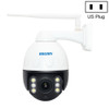 ESCAM Q2068 1080P Pan / Tilt WiFi Waterproof IP Camera, Support Onvif Two Way Talk & Night Vision, US Plug