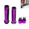 Motorcycle Modification Accessories Hand Grip Cover Handlebar Set(Purple)