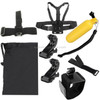 YKD-106 7 in 1 Chest Belt + Wrist Belt + Head Strap + Floating Bobber Monopod + Remote Wrist Belt + Carry Bag Set for GoPro NEW HERO /HERO7 /6 /5 /4 /3+ /3 /2 /1 / SJ4000