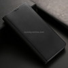 For Huawei  Mate 10 Pro Electroplating PC + PU Horizontal Flip Protective Case with Stand Holder & Sleep / Wake-up Function (Black)