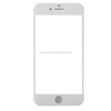 Front Screen Outer Glass Lens with Front LCD Screen Bezel Frame for iPhone 8(White)