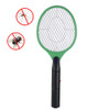 Hand Racket Mosquito Swatter Insect Home Garden Pest Bug Fly Mosquito Zapper Swatter Killer Electric Fly Swatter(Green)