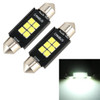 2 PCS 39mm DC12V / 2.5W / 6000K / 170LM 6LEDs SMD-3030 Car Reading Lamp Dome Light