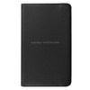 For Galaxy Tab A 7.0 (2016) / T280 / T285 360 Degrees Rotation Litchi Texture Horizontal Flip Solid Color Leather Case with Holder(Black)