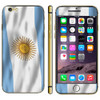 Argentine Flag Pattern Mobile Phone Decal Stickers for iPhone 6 Plus & 6S Plus