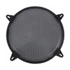 12 inch Car Auto Metal Mesh Black Round Hole Subwoofer Loudspeaker Protective Cover Mask Kit with Fixed Holder