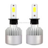 S2 2PCS H3 18W 1800LM 6500K 2 COB LED Waterproof IP67 Car Headlight Lamps, DC 9-32V(White Light)