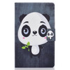 For Huawei MediaPad M6 8.4 Colored Drawing Electric Pressed Horizontal Flip Leather Case, with Holder & Card Slots(Panda)
