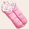 Newborn Baby Stroller Sleeping Bag Infant Go out Swaddle Winter, Size:82x45x38cm(Pink)
