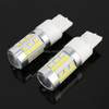 2 PCS T20 / 7440 DC12-24V 21W Car Turn Light 105LEDs SMD-4014 Lamps, with Decoder (White Light)