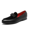 Bowknot Wedding Dress Male Flats Gentlemen Casual Shoes, Shoe Size:43(Black)