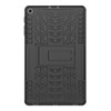 Tire Texture TPU+PC Shockproof Case for Galaxy Tab A 10.1 2019 T510 / T515, with Holder (Black)