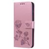 Rose Embossed Horizontal Flip PU Leather Case for Galaxy S10 Plus, with Holder & Card Slots & Wallet (Rose Gold)