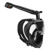 360 Degree Rotation Long Snorkel Anti-vertigo Anti-fog Large View Full Dry Diving Nask, Size: S / M(FST-11)