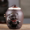 Ceramic Tea Cans Teaism Accessories(Zhu Bajie Tea Can)