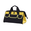 Multi-function Oxford Cloth Electrician Belt Pouch Maintenance Tools Handbag Shoulder Bag Convenient Hardware Tool Bag, Size : 19 inch(Yellow)