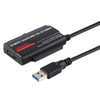 USB 3.0 to IDE/SATA Hard Drive External HDD Adapter(Black)