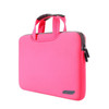 12 inch Portable Air Permeable Handheld Sleeve Bag for MacBook, Lenovo and other Laptops, Size:32x21x2cm(Magenta)